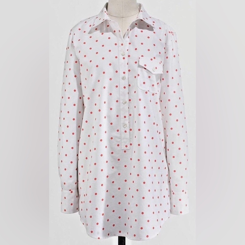 EUC jcrew cotton tunic oxford